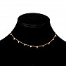 Halskette aus Edelstahl Herzen 41 cm