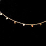 Halskette aus Edelstahl Herzen 41 cm