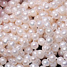 Exklusive Damen-Perlenkette aus weißen Perlen 114 cm
