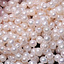 Exklusive Damen-Perlenkette aus weißen Perlen 158 cm