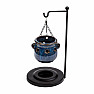 Aromalampe aus Keramik, Hängekessel, dunkelblau