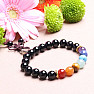 Onyx Buddha hatte ein Chakra-Armband