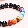 Onyx Buddha hatte ein Chakra-Armband