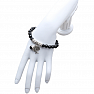 Extra perlenbesetztes Onyx-Armband mit dem Baum des Lebens