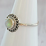 Äthiopischer Opalring Silber Ag 925 45854