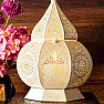 Orientalischer Kerzenhalter aus Metall Laterna Magica für große Kerzen