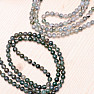 Japa Mala Halskette aus Moosachatperlen