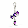 Silberanhänger mit Amethyst