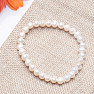Damen-Perlenarmband weiße Perle 7 mm A-Qualität