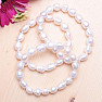 Damen Perlenarmband weiße Perle 10 mm