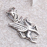 Anhänger Pegasus geflügeltes Pferd Silber Ag 925