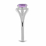 Silberring mit brasilianischem Amethyst und Zirkonen Ag 925 010436 BRAME