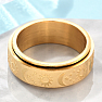 Herrenring aus Stahl Golden Universe