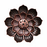 Metallständer für Räucherstäbchen Lotusblume