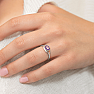 Silberring mit Amethyst