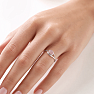 Silberring mit Rosenquarz