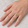 Silberring mit Olivin