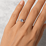 Silberring mit blauem Topas
