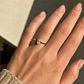 Silberring mit Moissanit