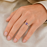 Silberring mit Amethyst