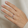 Silberring mit Rosenquarz