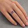 Silberring mit Amethyst