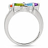 Mehrfarbiger Ring Silber Ag 925 R5066MLT