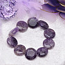 Amethyst-Scheibenarmband 2 cm