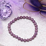Lepidolith-Armband aus geschliffenen Perlen (6 mm)