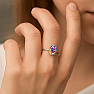 Silberring mit Topas MYSTIC MERCURY RBC-305-MMT