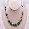 Luxuriöse Halskette aus Smaragd und schwarzem Spinell