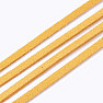 Orangefarbenes Lederarmband 1 m