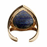 Lapislazuli-Ring im Schliff