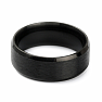 Herrenring aus Stahl Black Base