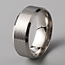 Herren Stahlring Silber Basis