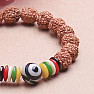 Rudraksha-Armband mit Dzi-Perle