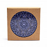 6er Set Feng Shui Untersetzer Blaues Mandala