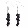 Set aus Obsidian-Armband und Ohrringen