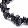 Set aus Obsidian-Armband und Ohrringen