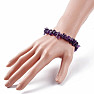 Armband und Ohrringe aus Amethyst