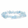 Set aus Armband und Ohrringen aus Aquamarin