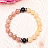 Armband aus Sonnenstein, Jade und Achat RB Design 164