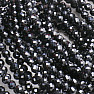 Schwarzes Spinell-Armband mit extra geschliffenen Perlen in AA-Qualität
