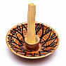 Schüssel Keramik braun zum Heizen von Palo Santo Holz