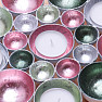 Dekorativer Kerzenhalter aus Metall für Teelichter 20 cm