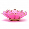 Candlestick Lotus offene Blume rosa