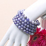 Tansanit-Armband extra Qualität Perlen