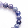 Tansanit-Armband extra hochwertige Perlen 10 mm
