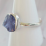 Tansanit Rohring Silber Ag 925 LOT386