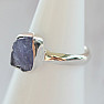 Tansanit Rohring Silber Ag 925 LOT393